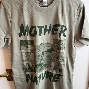 Super Yaki x Mother Nature Green Small Graphic Shirt